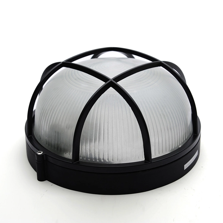 8W/13W IP44 LED Outdoor Waterproof Lourved Round Bulkhead Light Aluminium Bulkhead Light